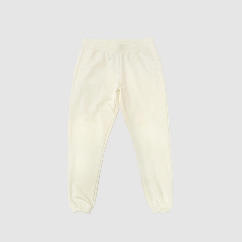 Cream French Terry Sweatpants